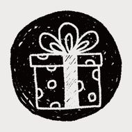 birthday presents doodle drawing N19