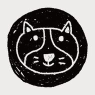 dog doodle drawing N5