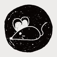 mouse doodle drawing N6