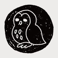 owl doodle drawing N6