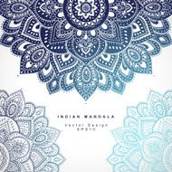 Beautiful Indian floral ornament N2