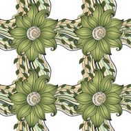 Vector seamless floral pattern N152