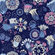 Seamless floral background N9