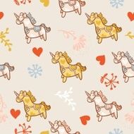 Horse seamlss pattern