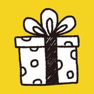 birthday presents doodle drawing N20