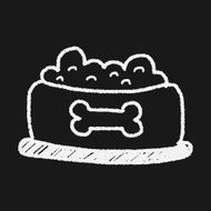 dog food doodle drawing N6