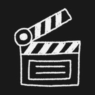 clapboard doodle drawing N6