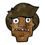 cartoon shocked face N13
