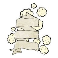 cartoon old scroll banner N3