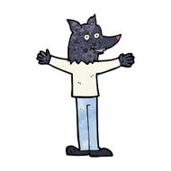Cartoon Werewolf N25