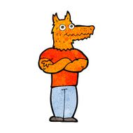 cartoon fox man N23