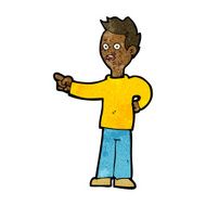 cartoon shocked boy pointing N6