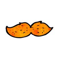 cartoon ginger mustache N5