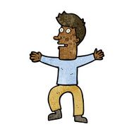 cartoon startled man N30