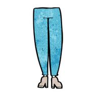cartoon female legs N30