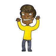 cartoon excited man N71