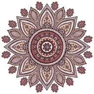 Beautiful Indian floral ornament N3