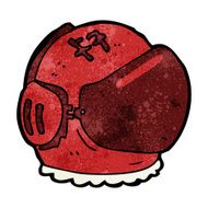 cartoon astronaut helmet N25