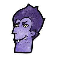 cartoon vampire face N24