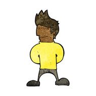 cartoon happy man N331