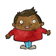 cartoon happy man N332