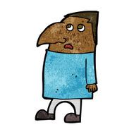 cartoon worried man N70