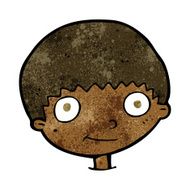 cartoon happy boy N167