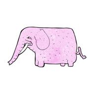 cartoon funny elephant N11