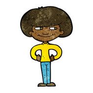 cartoon boy with hands on hips N6