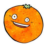 happy cartoon orange N3