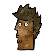 cartoon surprised face N12