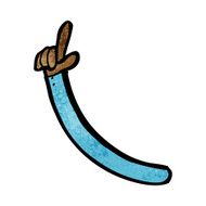 cartoon pointing arm N18