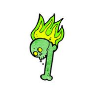 cartoon halloween bone number N64