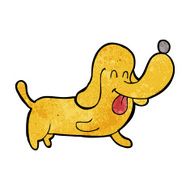 cartoon happy dog N51
