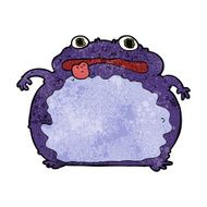 cartoon funny frog N12