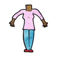 cartoon female body (add photos or mix and match cartoons) N152