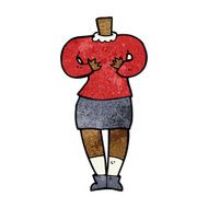 cartoon female body (add photos or mix and match cartoons) N154