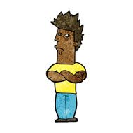 cartoon man sulking N7