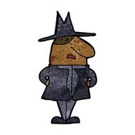 cartoon man in coat and hat N7