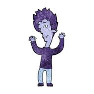 cartoon vampire man N74