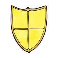 cartoon heraldic shield N13