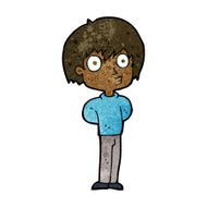cartoon impressed boy N6
