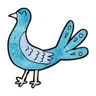 Cartoon Bird N267