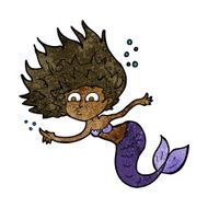 Cartoon Mermaid N47