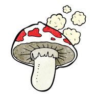 cartoon toadstool N72