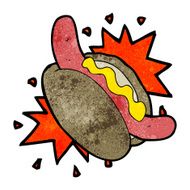 cartoon hotdog N13