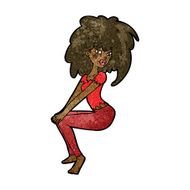 cartoon woman with big hair N7