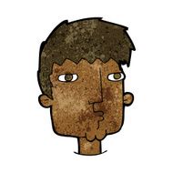 cartoon curious man N46
