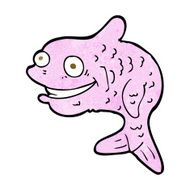 cartoon happy fish N15