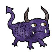 cartoon little demon N20